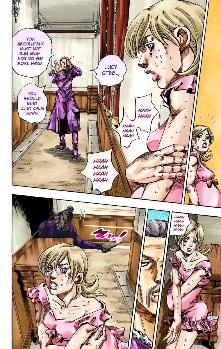JoJo's Bizarre Adventure Part 7 - Steel Ball Run (Official Colored) Chapter 71 page 19 - Chapter 71: Ticket to Ride Part 1