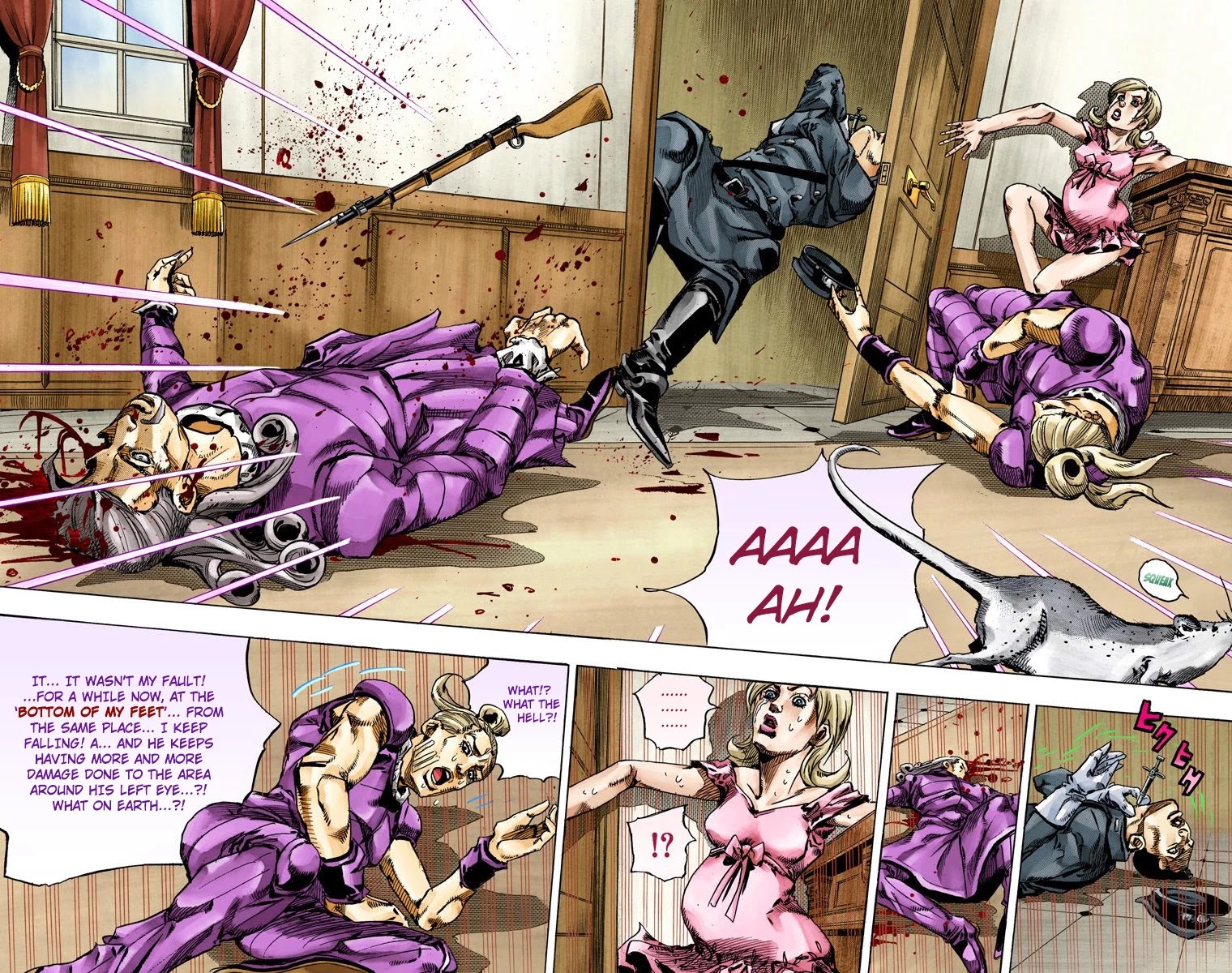 JoJo's Bizarre Adventure Part 7 - Steel Ball Run (Official Colored) Chapter 71 page 23 - Chapter 71: Ticket to Ride Part 1