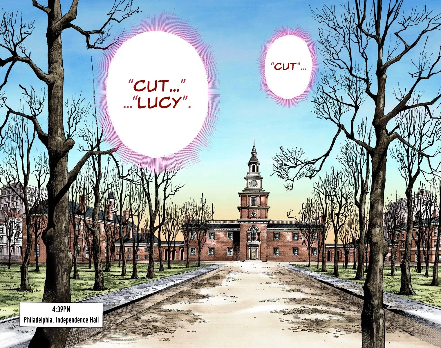 JoJo's Bizarre Adventure Part 7 - Steel Ball Run (Official Colored) Chapter 71 page 3 - Chapter 71: Ticket to Ride Part 1