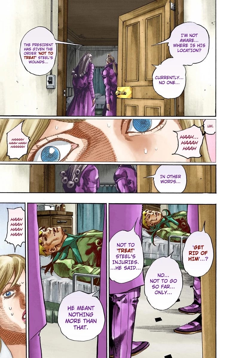 JoJo's Bizarre Adventure Part 7 - Steel Ball Run (Official Colored) Chapter 71 page 5 - Chapter 71: Ticket to Ride Part 1