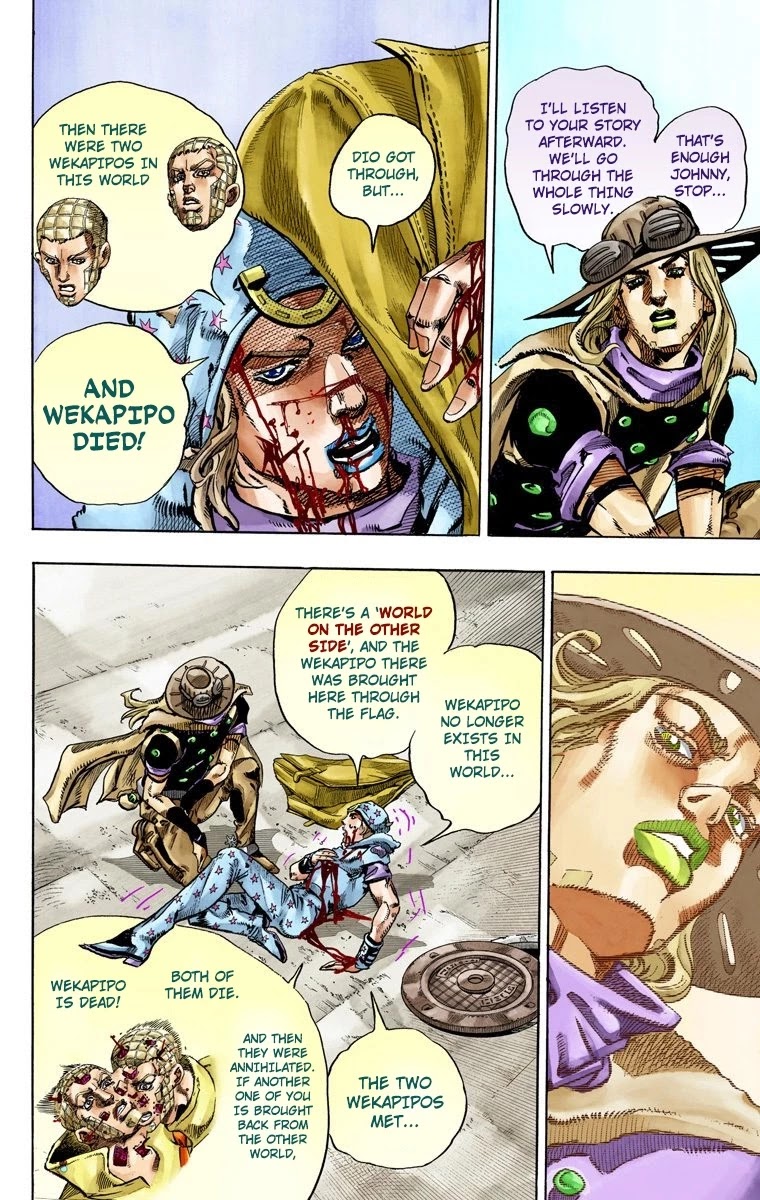 JoJo's Bizarre Adventure Part 7 - Steel Ball Run (Official Colored) Chapter 72 page 10 - Chapter 72: Ticket to Ride Part 2
