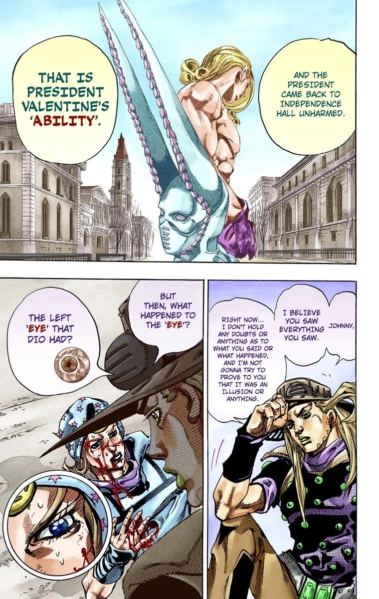 JoJo's Bizarre Adventure Part 7 - Steel Ball Run (Official Colored) Chapter 72 page 11 - Chapter 72: Ticket to Ride Part 2