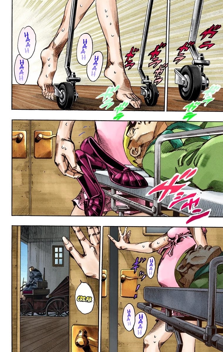JoJo's Bizarre Adventure Part 7 - Steel Ball Run (Official Colored) Chapter 72 page 25 - Chapter 72: Ticket to Ride Part 2