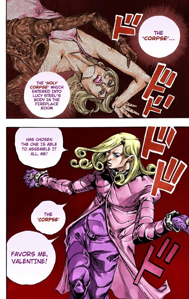 JoJo's Bizarre Adventure Part 7 - Steel Ball Run (Official Colored) Chapter 72 page 42 - Chapter 72: Ticket to Ride Part 2