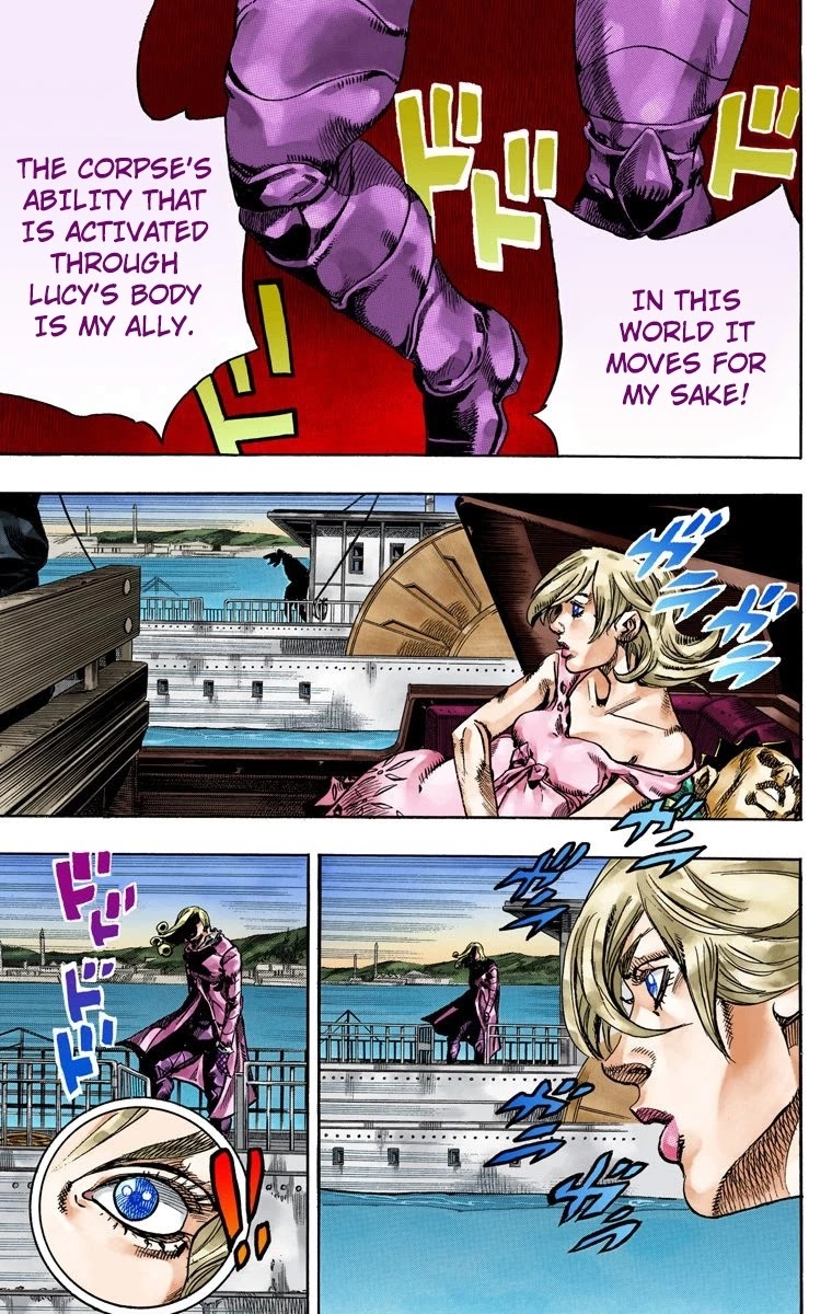 JoJo's Bizarre Adventure Part 7 - Steel Ball Run (Official Colored) Chapter 72 page 43 - Chapter 72: Ticket to Ride Part 2