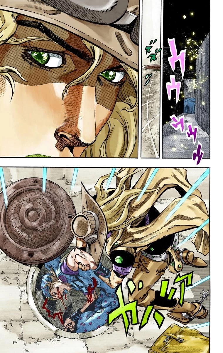 JoJo's Bizarre Adventure Part 7 - Steel Ball Run (Official Colored) Chapter 72 page 5 - Chapter 72: Ticket to Ride Part 2