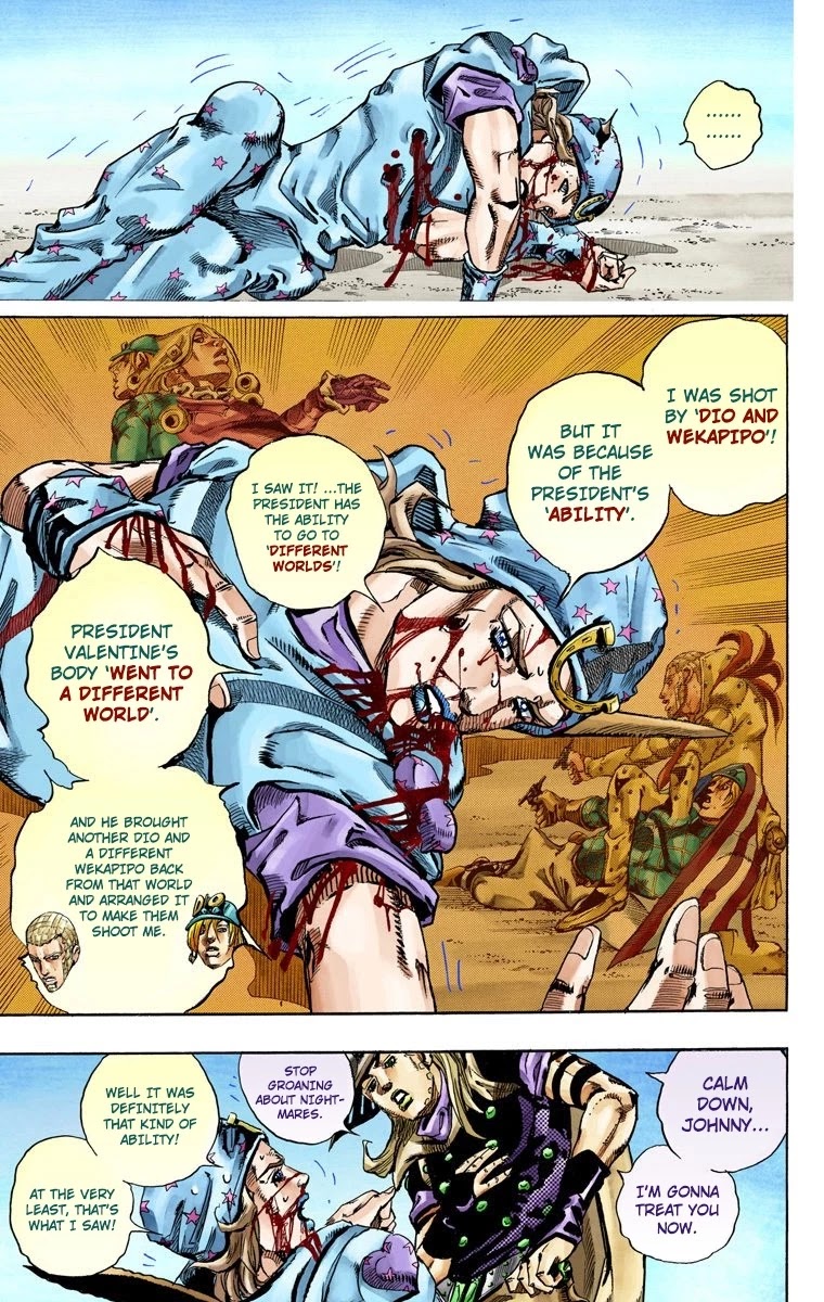 JoJo's Bizarre Adventure Part 7 - Steel Ball Run (Official Colored) Chapter 72 page 7 - Chapter 72: Ticket to Ride Part 2