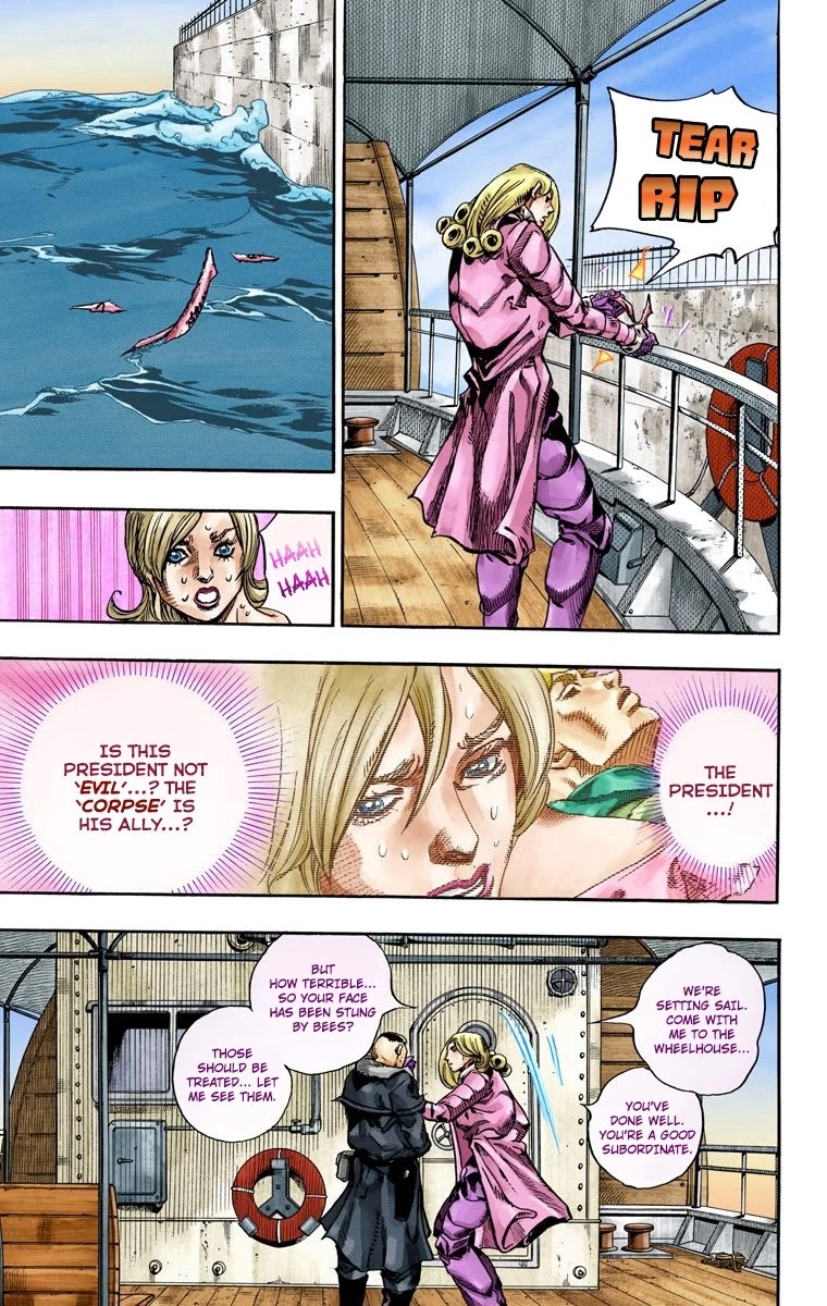 JoJo's Bizarre Adventure Part 7 - Steel Ball Run (Official Colored) Chapter 73 page 13 - Chapter 73: D4C Part 6