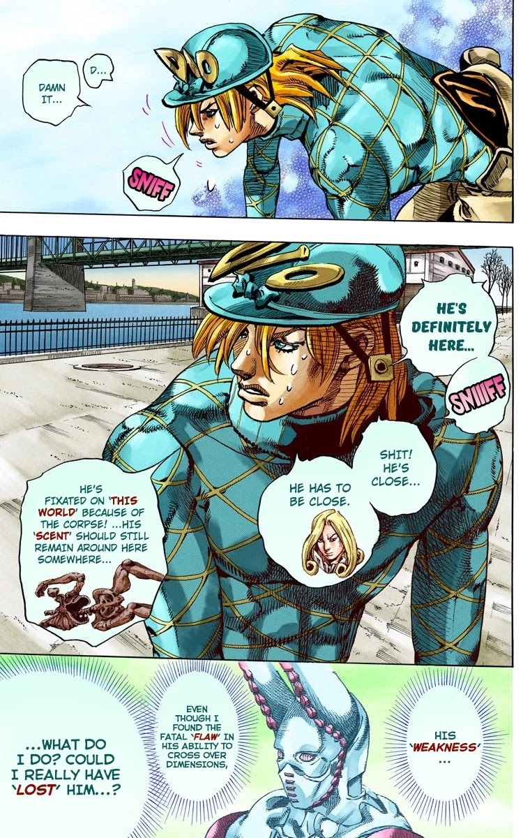 JoJo's Bizarre Adventure Part 7 - Steel Ball Run (Official Colored) Chapter 73 page 23 - Chapter 73: D4C Part 6