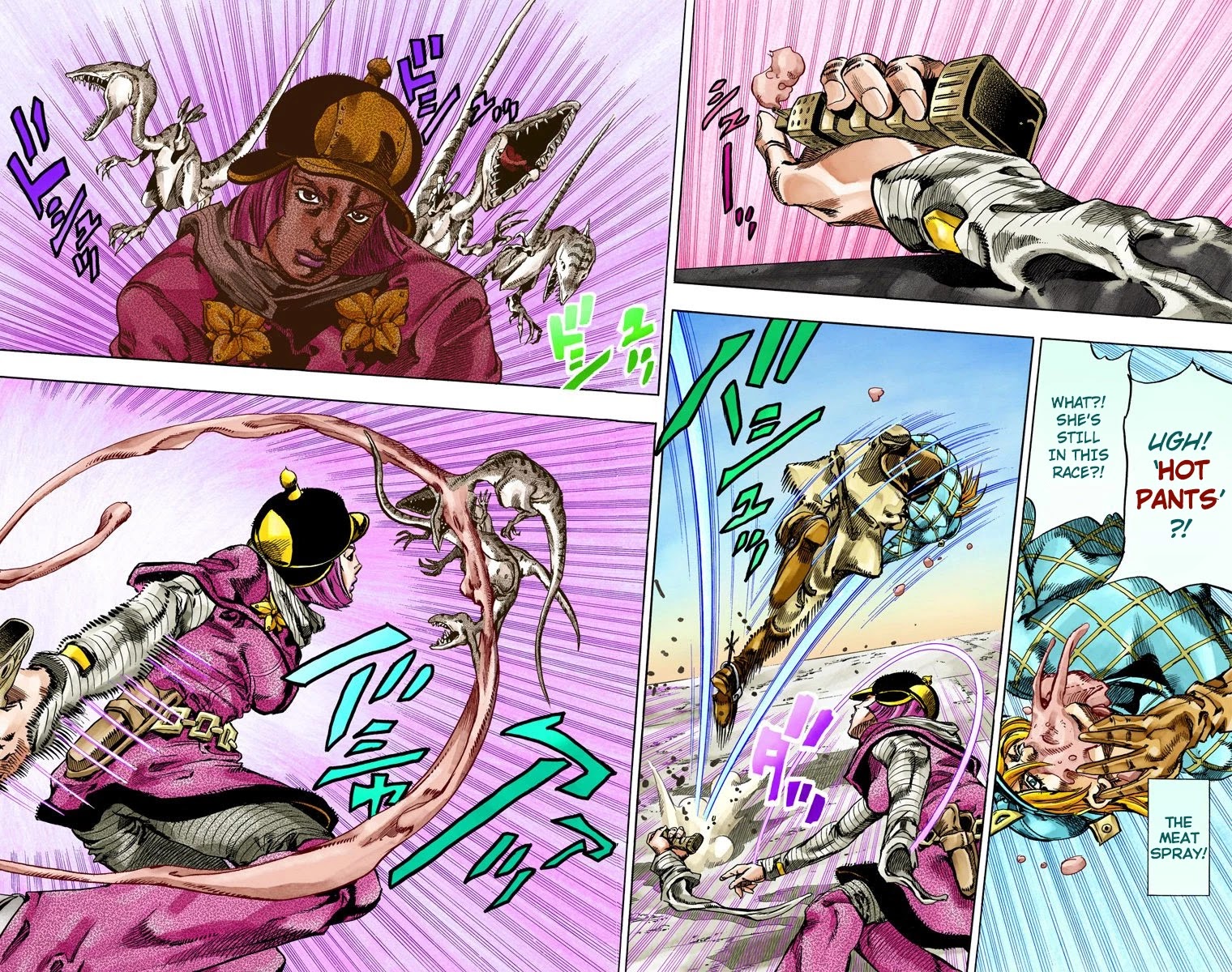 JoJo's Bizarre Adventure Part 7 - Steel Ball Run (Official Colored) Chapter 73 page 25 - Chapter 73: D4C Part 6