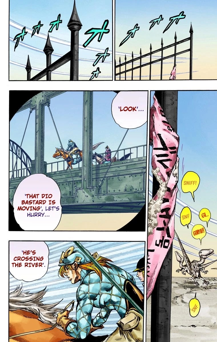 JoJo's Bizarre Adventure Part 7 - Steel Ball Run (Official Colored) Chapter 73 page 34 - Chapter 73: D4C Part 6