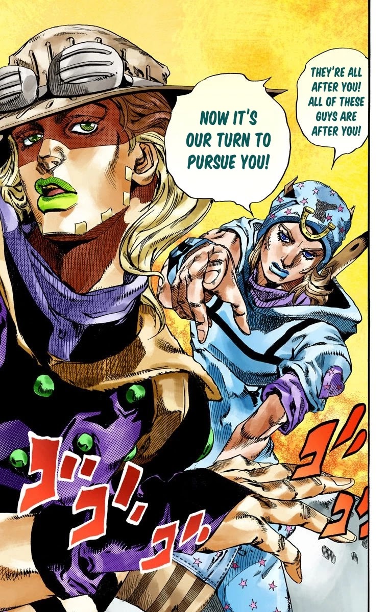 JoJo's Bizarre Adventure Part 7 - Steel Ball Run (Official Colored) Chapter 73 page 37 - Chapter 73: D4C Part 6