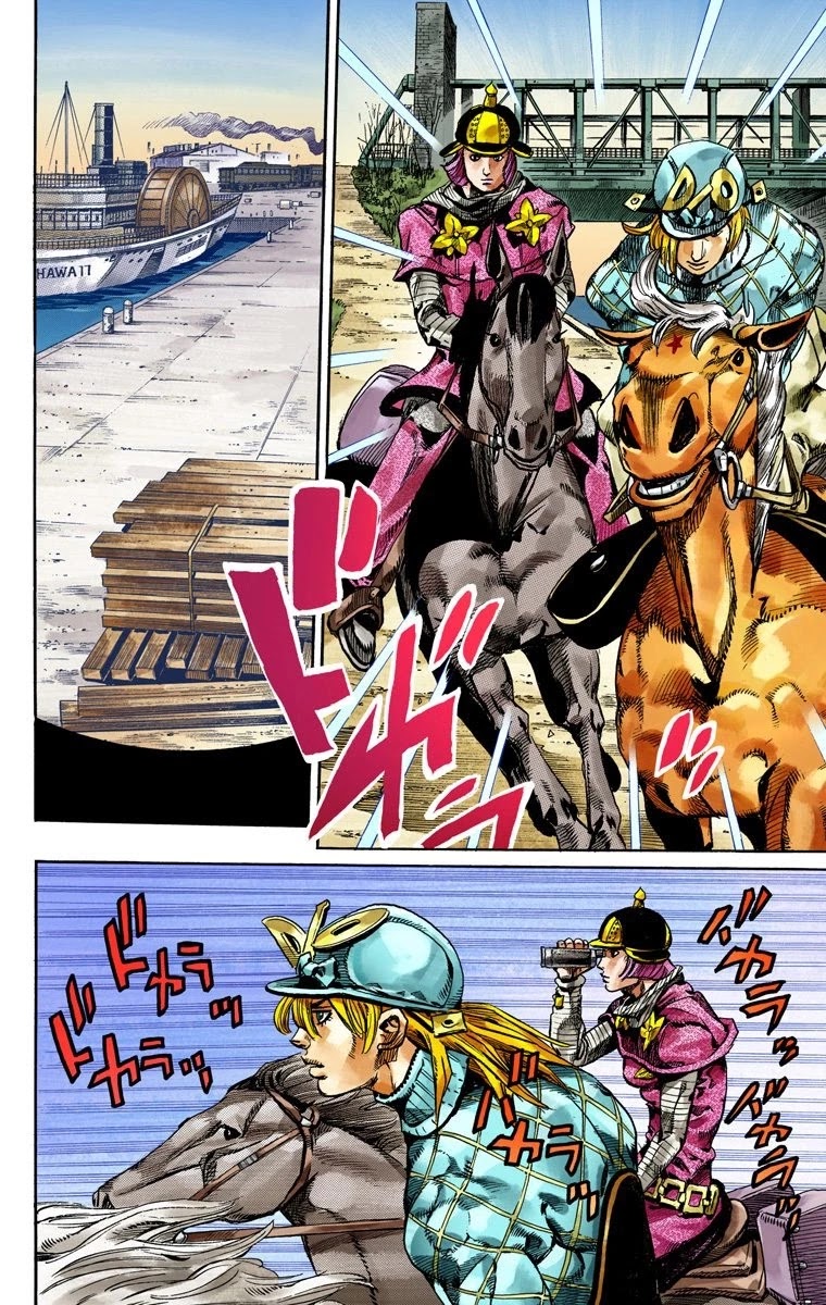 JoJo's Bizarre Adventure Part 7 - Steel Ball Run (Official Colored) Chapter 73 page 38 - Chapter 73: D4C Part 6