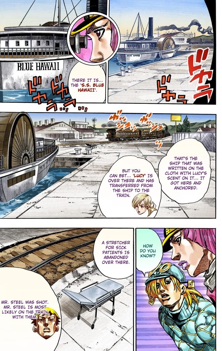 JoJo's Bizarre Adventure Part 7 - Steel Ball Run (Official Colored) Chapter 73 page 39 - Chapter 73: D4C Part 6