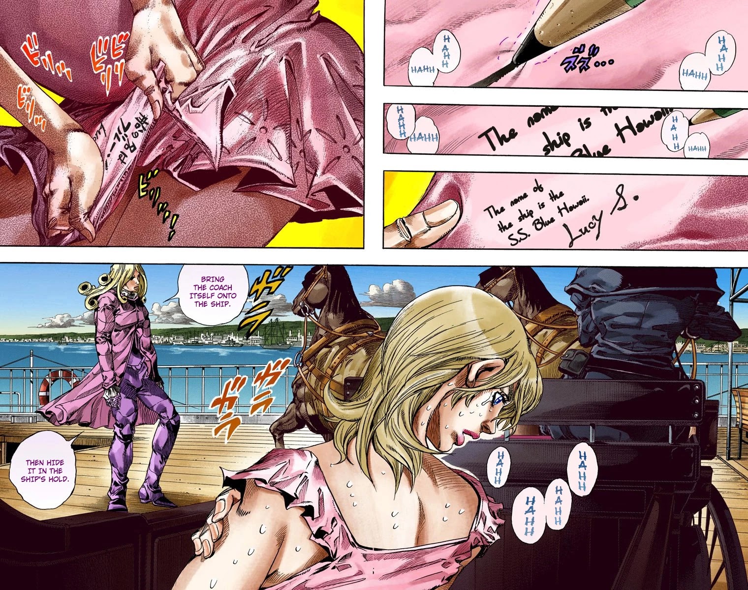 JoJo's Bizarre Adventure Part 7 - Steel Ball Run (Official Colored) Chapter 73 page 4 - Chapter 73: D4C Part 6