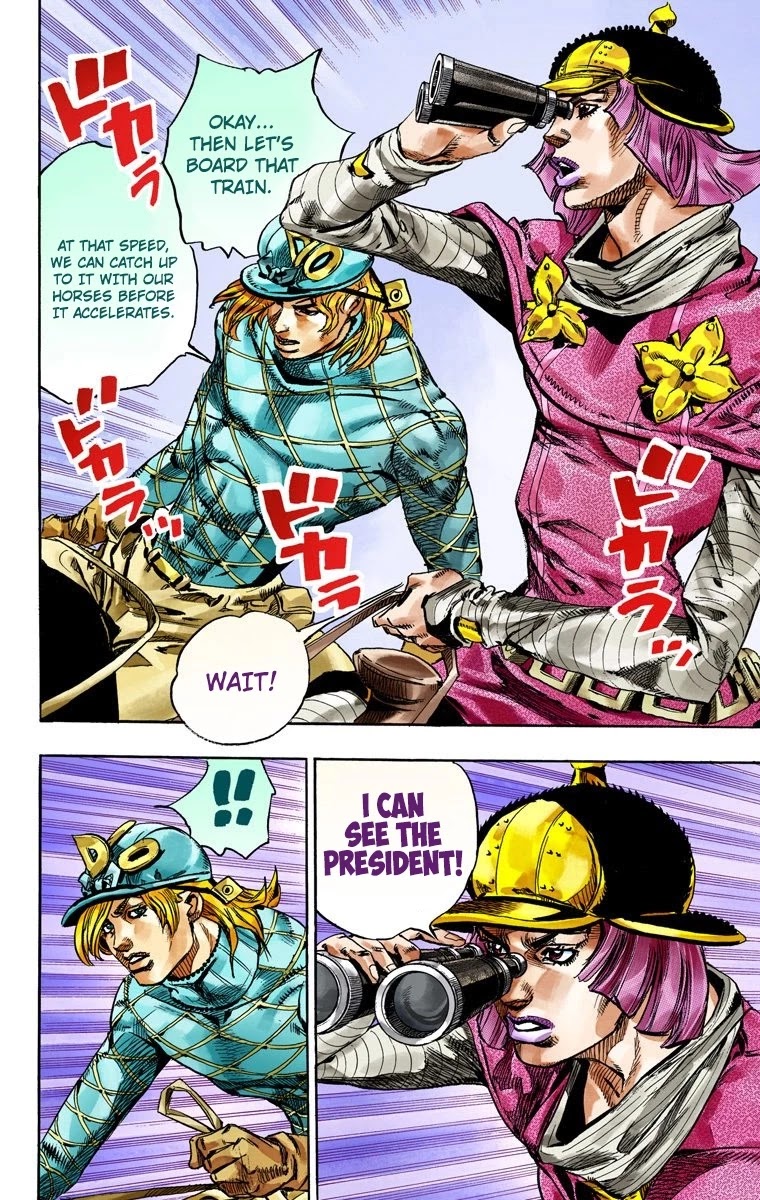 JoJo's Bizarre Adventure Part 7 - Steel Ball Run (Official Colored) Chapter 73 page 40 - Chapter 73: D4C Part 6