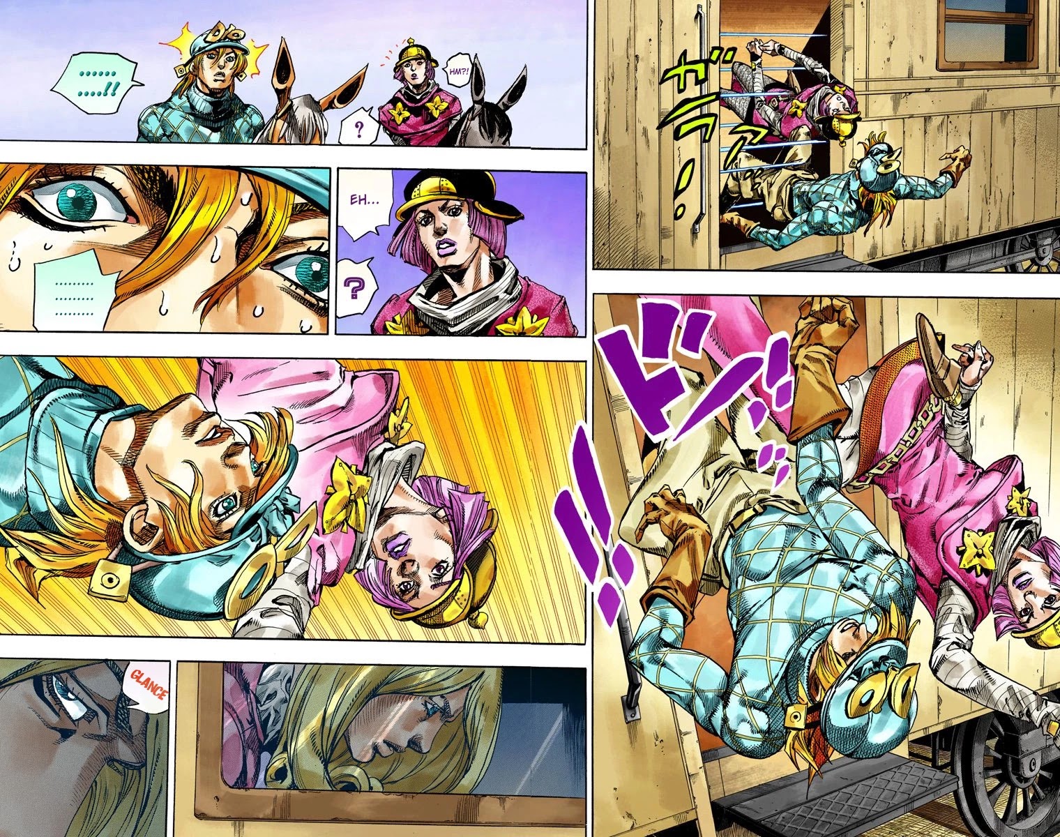 JoJo's Bizarre Adventure Part 7 - Steel Ball Run (Official Colored) Chapter 73 page 42 - Chapter 73: D4C Part 6