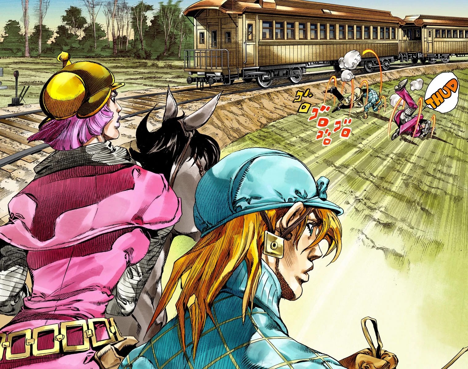 JoJo's Bizarre Adventure Part 7 - Steel Ball Run (Official Colored) Chapter 73 page 43 - Chapter 73: D4C Part 6