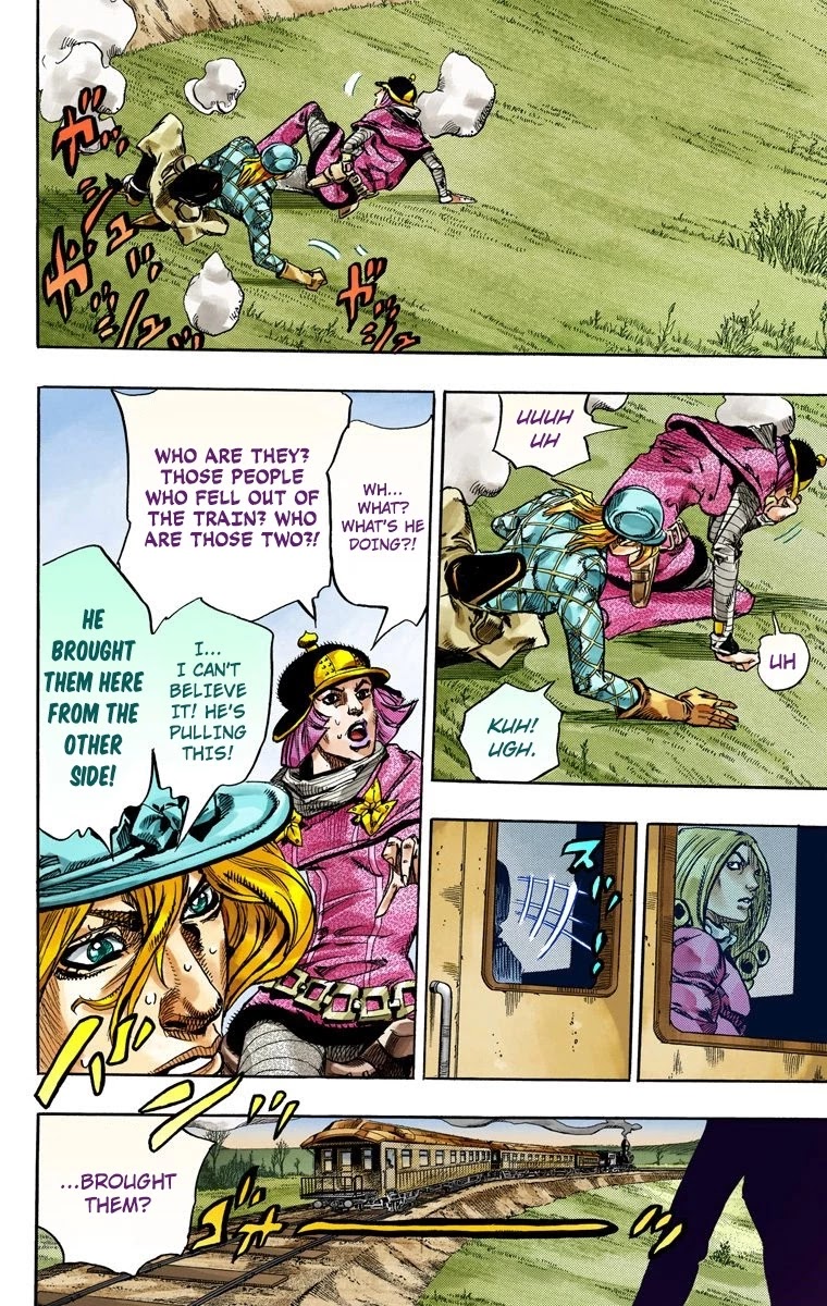JoJo's Bizarre Adventure Part 7 - Steel Ball Run (Official Colored) Chapter 73 page 44 - Chapter 73: D4C Part 6