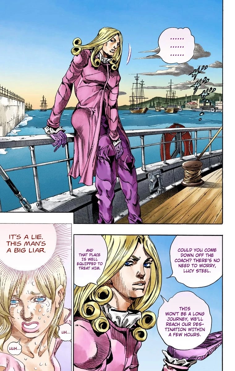 JoJo's Bizarre Adventure Part 7 - Steel Ball Run (Official Colored) Chapter 73 page 6 - Chapter 73: D4C Part 6