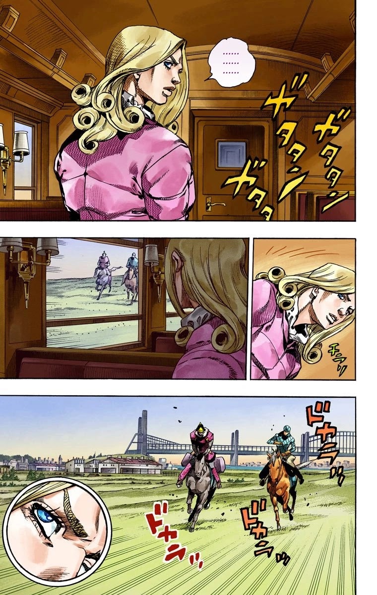 JoJo's Bizarre Adventure Part 7 - Steel Ball Run (Official Colored) Chapter 74 page 15 - Chapter 74: D4C Part 7