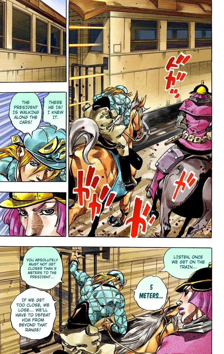JoJo's Bizarre Adventure Part 7 - Steel Ball Run (Official Colored) Chapter 74 page 17 - Chapter 74: D4C Part 7