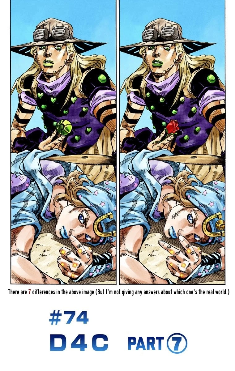 JoJo's Bizarre Adventure Part 7 - Steel Ball Run (Official Colored) Chapter 74 page 2 - Chapter 74: D4C Part 7