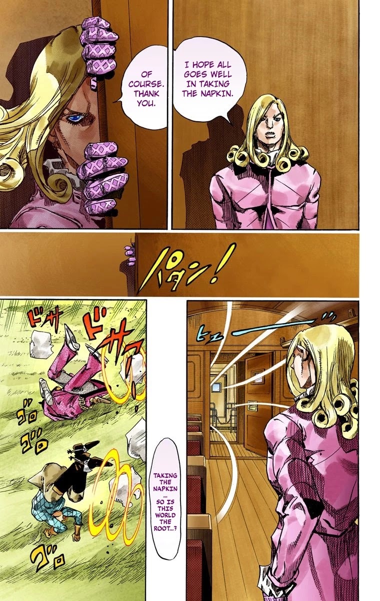 JoJo's Bizarre Adventure Part 7 - Steel Ball Run (Official Colored) Chapter 74 page 23 - Chapter 74: D4C Part 7