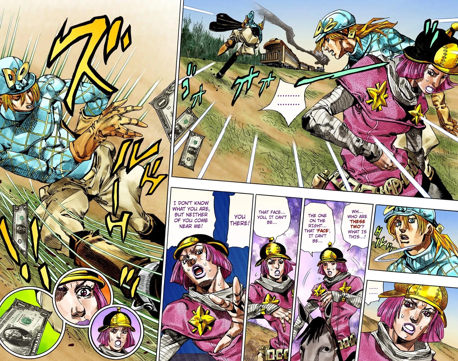 JoJo's Bizarre Adventure Part 7 - Steel Ball Run (Official Colored) Chapter 74 page 29 - Chapter 74: D4C Part 7