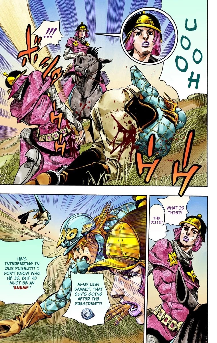 JoJo's Bizarre Adventure Part 7 - Steel Ball Run (Official Colored) Chapter 74 page 31 - Chapter 74: D4C Part 7