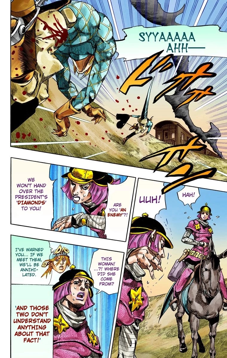 JoJo's Bizarre Adventure Part 7 - Steel Ball Run (Official Colored) Chapter 74 page 32 - Chapter 74: D4C Part 7