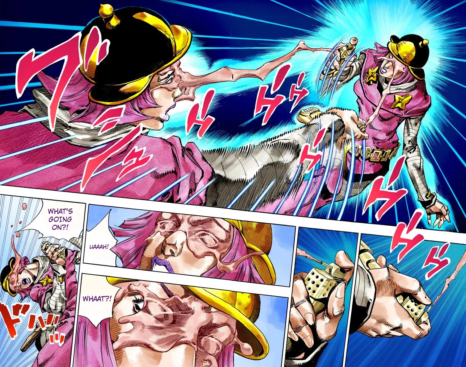 JoJo's Bizarre Adventure Part 7 - Steel Ball Run (Official Colored) Chapter 74 page 34 - Chapter 74: D4C Part 7