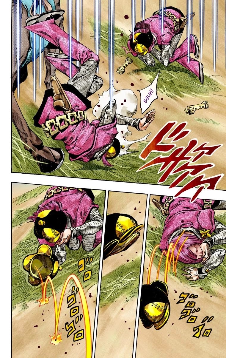 JoJo's Bizarre Adventure Part 7 - Steel Ball Run (Official Colored) Chapter 74 page 35 - Chapter 74: D4C Part 7