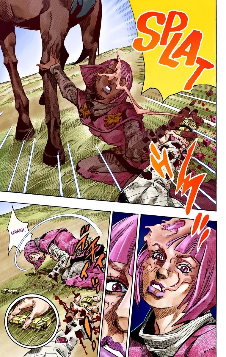 JoJo's Bizarre Adventure Part 7 - Steel Ball Run (Official Colored) Chapter 74 page 42 - Chapter 74: D4C Part 7