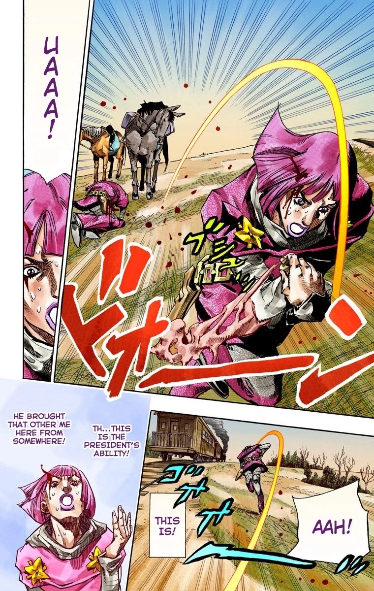 JoJo's Bizarre Adventure Part 7 - Steel Ball Run (Official Colored) Chapter 74 page 43 - Chapter 74: D4C Part 7