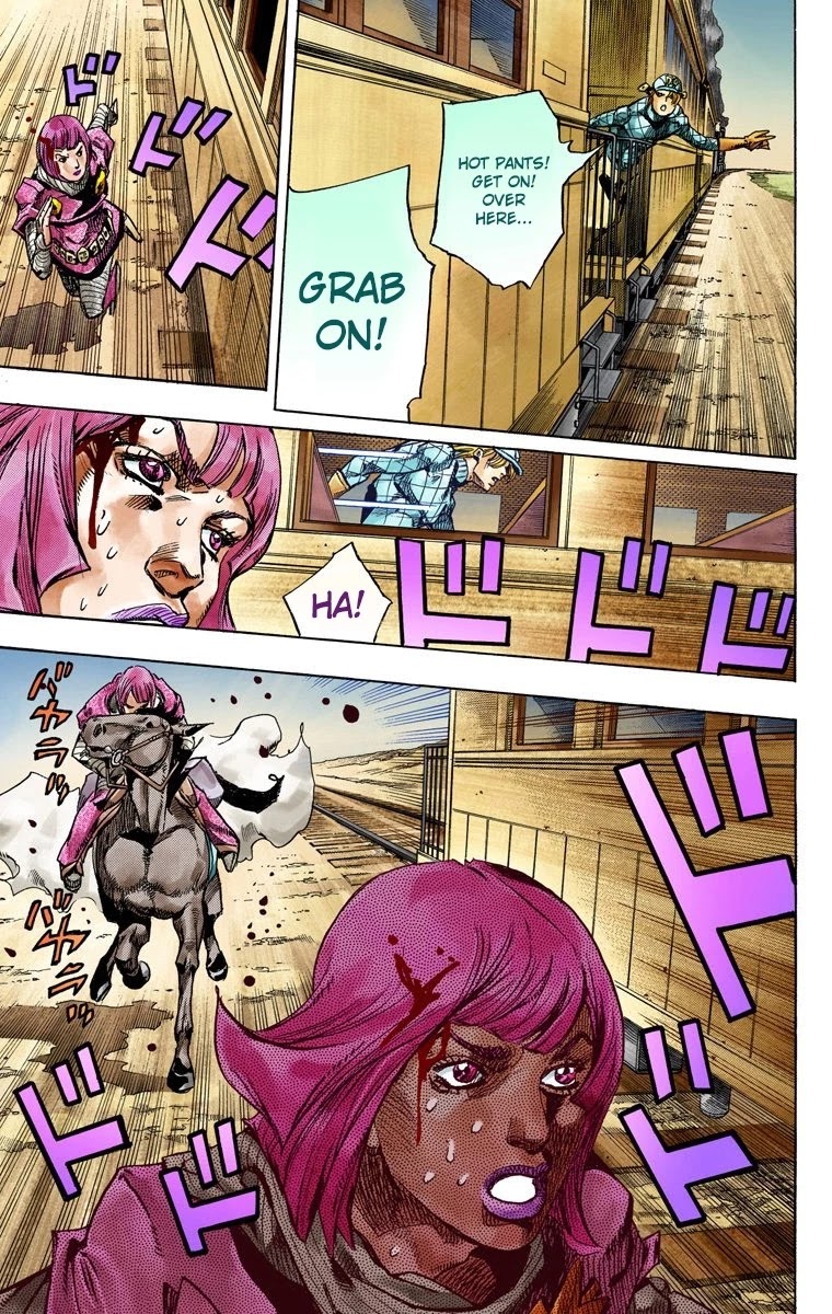 JoJo's Bizarre Adventure Part 7 - Steel Ball Run (Official Colored) Chapter 74 page 44 - Chapter 74: D4C Part 7