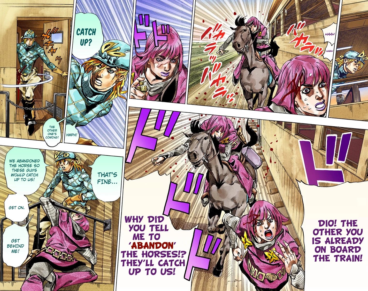 JoJo's Bizarre Adventure Part 7 - Steel Ball Run (Official Colored) Chapter 74 page 45 - Chapter 74: D4C Part 7