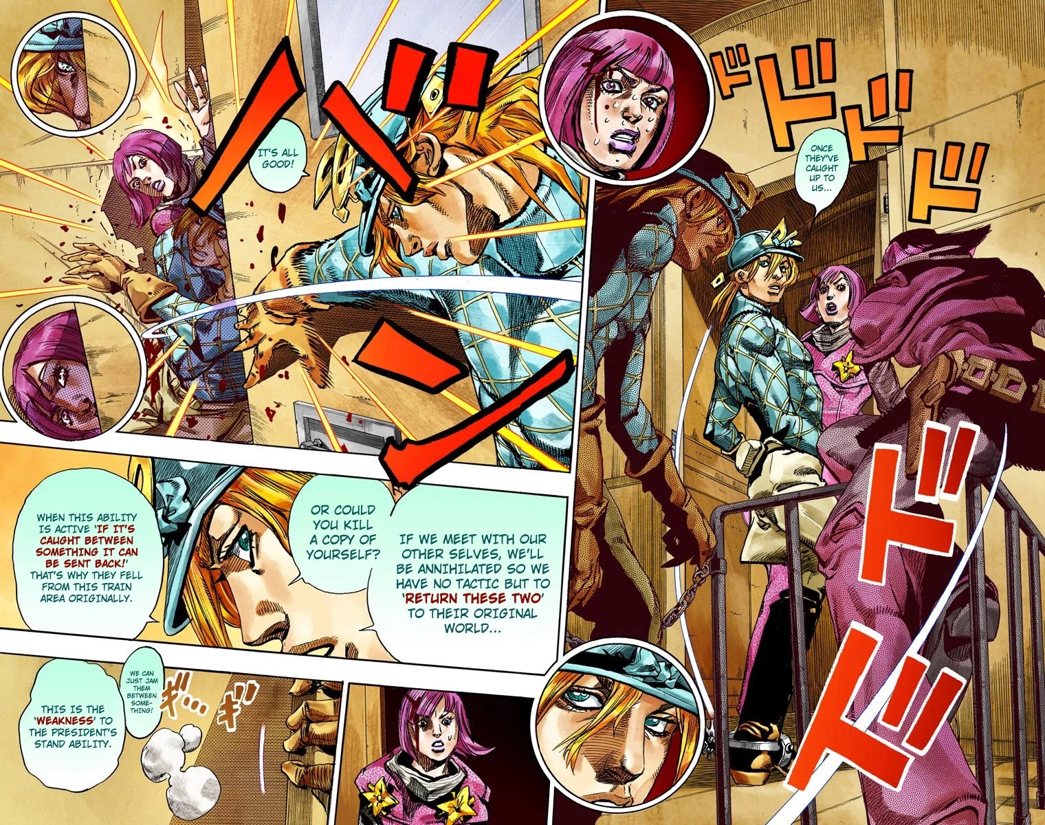 JoJo's Bizarre Adventure Part 7 - Steel Ball Run (Official Colored) Chapter 74 page 46 - Chapter 74: D4C Part 7