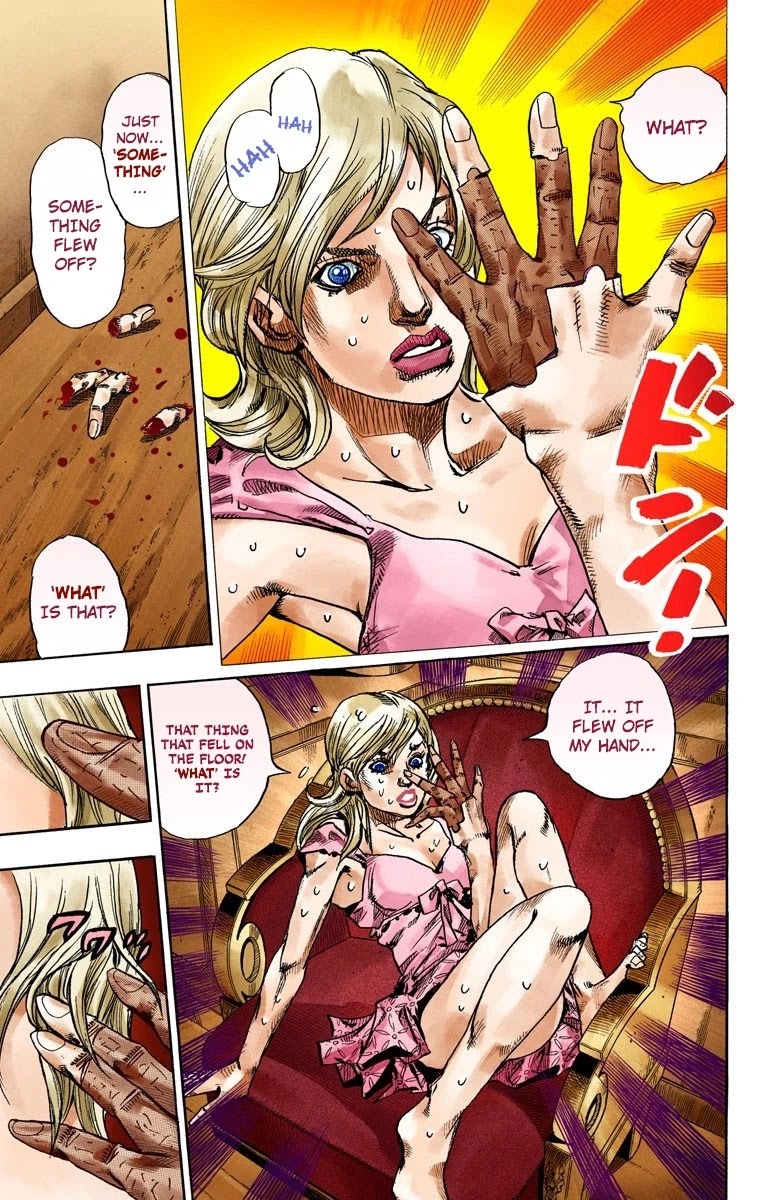 JoJo's Bizarre Adventure Part 7 - Steel Ball Run (Official Colored) Chapter 74 page 9 - Chapter 74: D4C Part 7