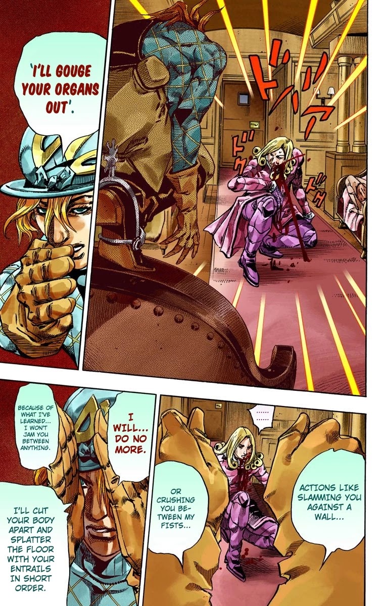 JoJo's Bizarre Adventure Part 7 - Steel Ball Run (Official Colored) Chapter 75 page 12 - Chapter 75: D4C Part 8
