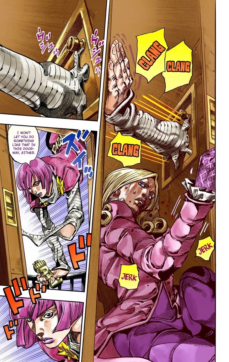 JoJo's Bizarre Adventure Part 7 - Steel Ball Run (Official Colored) Chapter 75 page 14 - Chapter 75: D4C Part 8