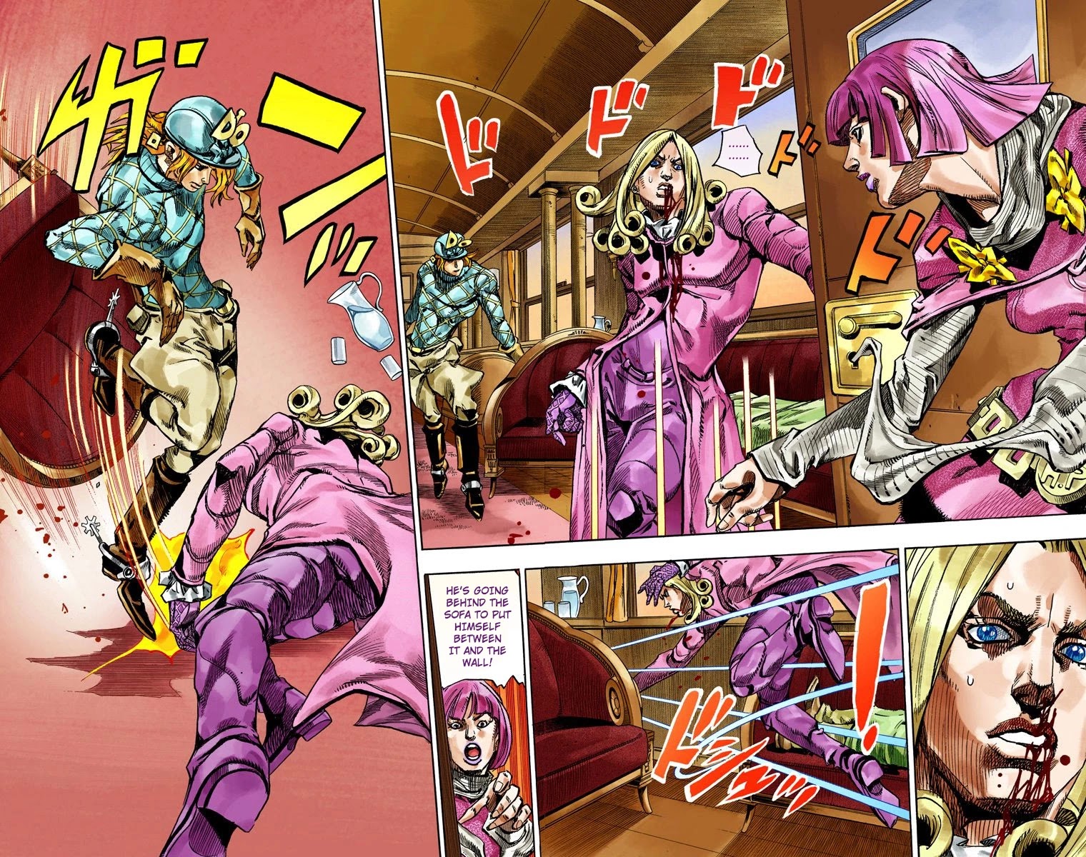 JoJo's Bizarre Adventure Part 7 - Steel Ball Run (Official Colored) Chapter 75 page 15 - Chapter 75: D4C Part 8