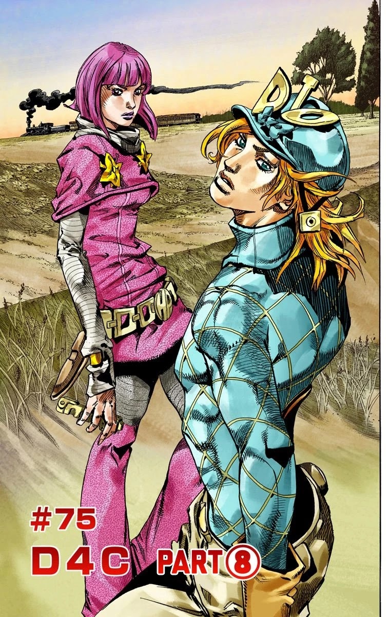 JoJo's Bizarre Adventure Part 7 - Steel Ball Run (Official Colored) Chapter 75 page 2 - Chapter 75: D4C Part 8