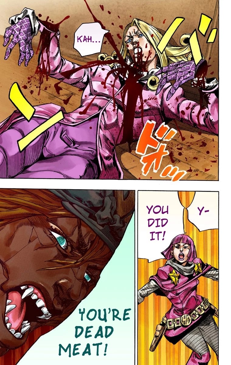 JoJo's Bizarre Adventure Part 7 - Steel Ball Run (Official Colored) Chapter 75 page 21 - Chapter 75: D4C Part 8