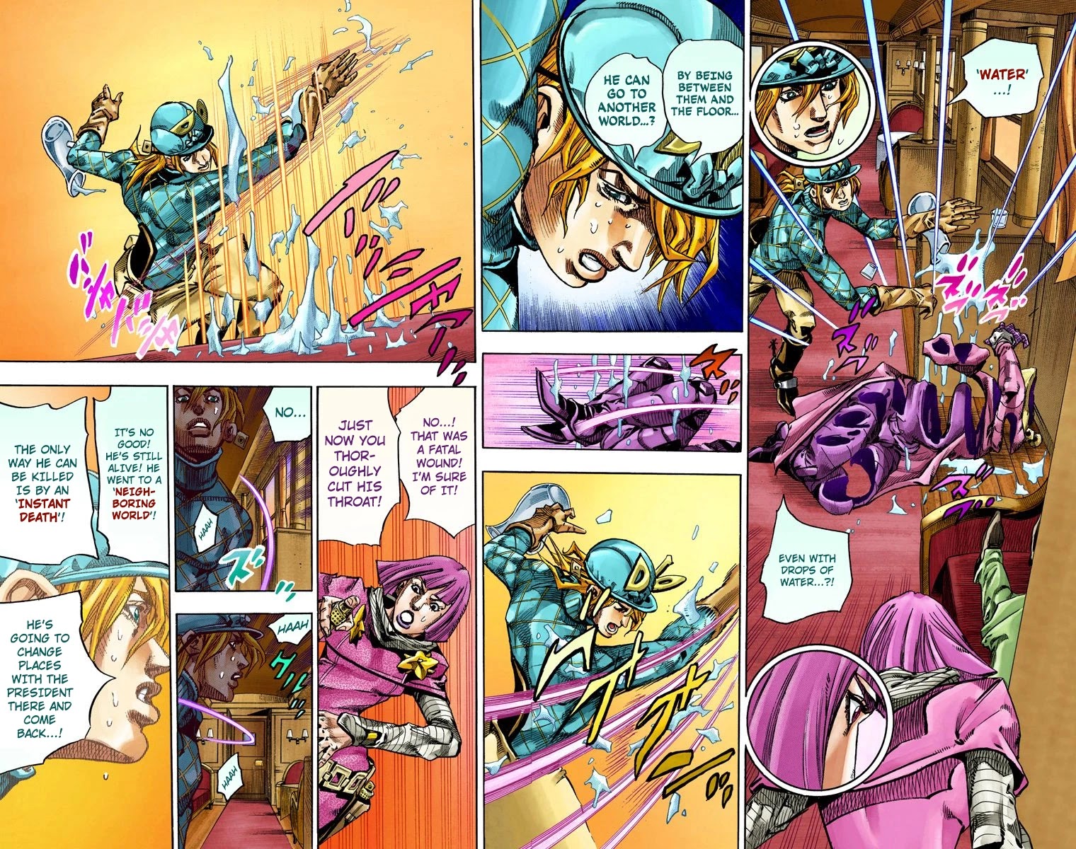 JoJo's Bizarre Adventure Part 7 - Steel Ball Run (Official Colored) Chapter 75 page 24 - Chapter 75: D4C Part 8