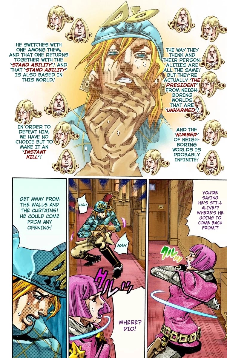 JoJo's Bizarre Adventure Part 7 - Steel Ball Run (Official Colored) Chapter 75 page 25 - Chapter 75: D4C Part 8
