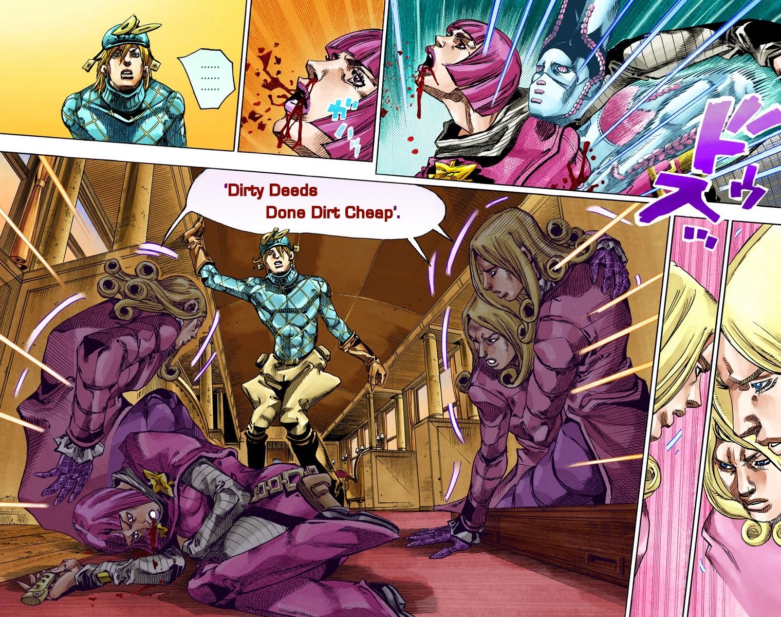 JoJo's Bizarre Adventure Part 7 - Steel Ball Run (Official Colored) Chapter 75 page 28 - Chapter 75: D4C Part 8