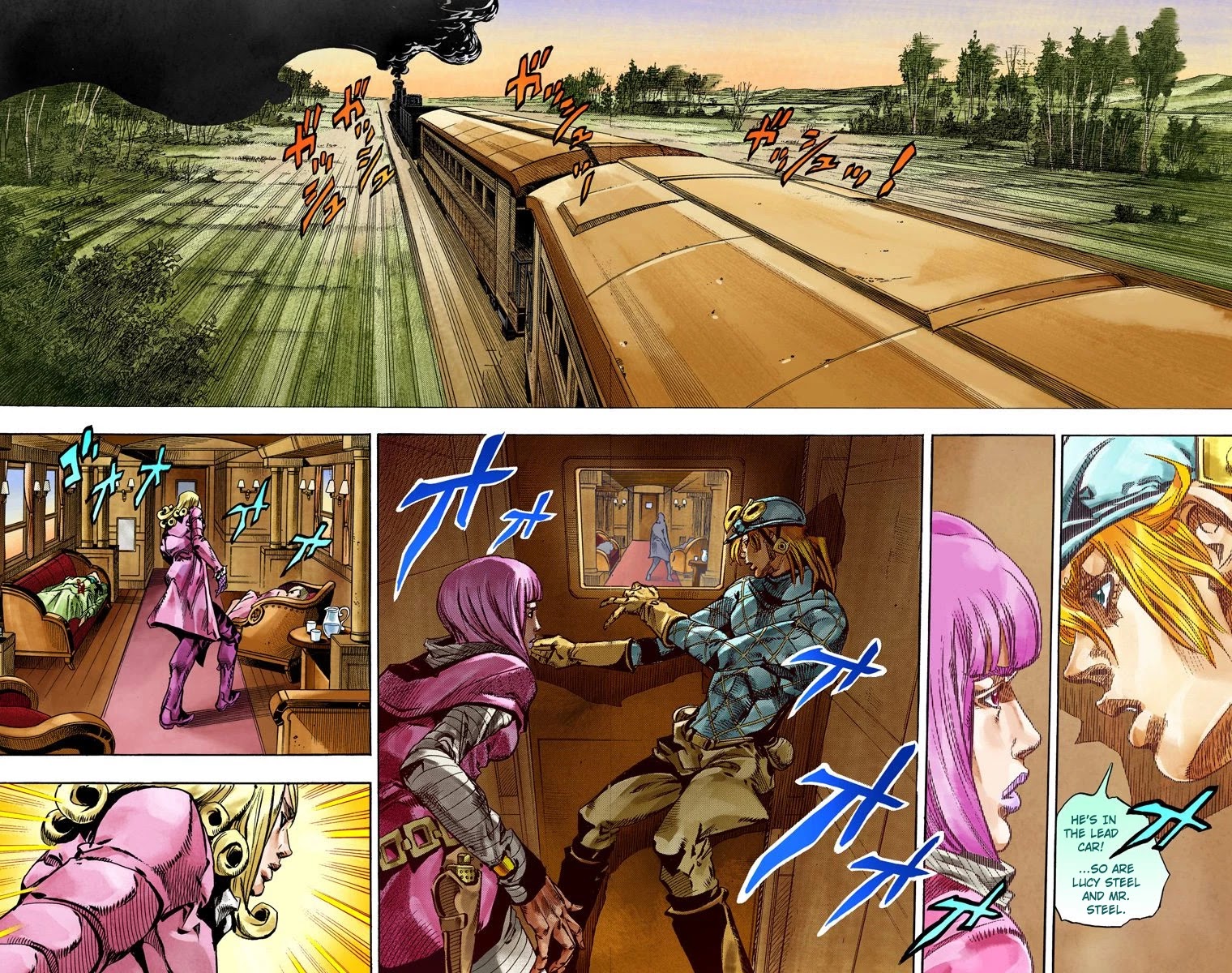 JoJo's Bizarre Adventure Part 7 - Steel Ball Run (Official Colored) Chapter 75 page 3 - Chapter 75: D4C Part 8
