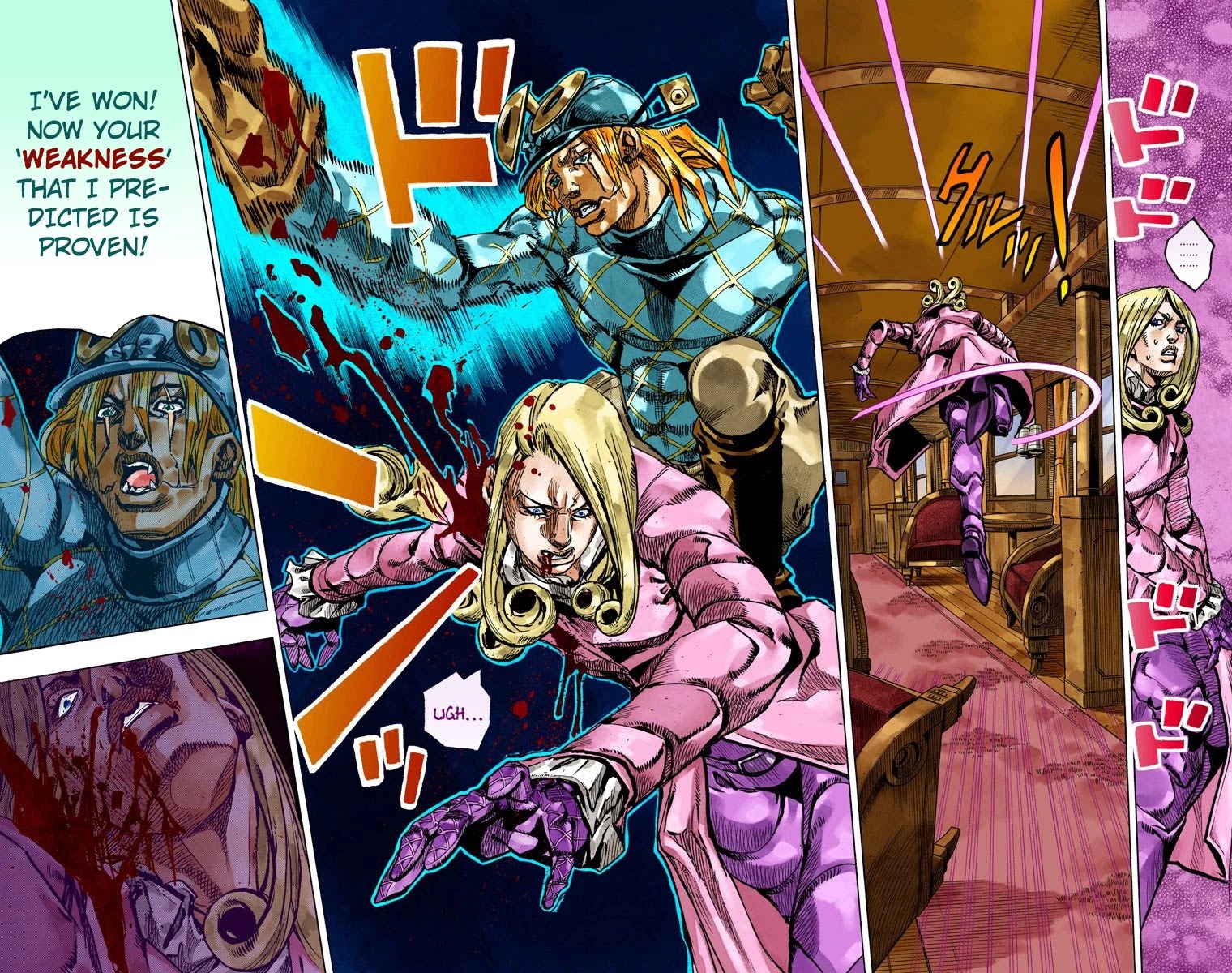 JoJo's Bizarre Adventure Part 7 - Steel Ball Run (Official Colored) Chapter 75 page 35 - Chapter 75: D4C Part 8