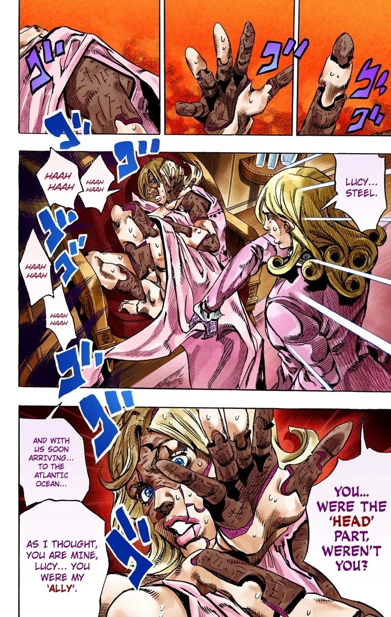 JoJo's Bizarre Adventure Part 7 - Steel Ball Run (Official Colored) Chapter 75 page 8 - Chapter 75: D4C Part 8
